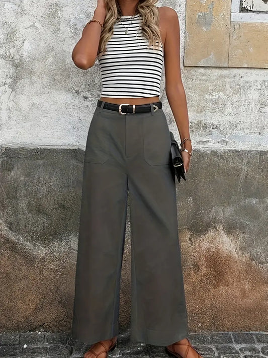 Mara High-Waisted Relaxed Trousers